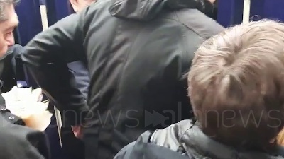Scene from Meloni è arrivata a Kiev: "Onorata, doveroso essere qui" (FOOTAGE ANSA)