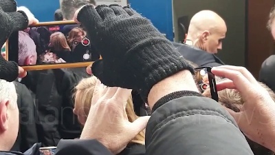Scene from Meloni è arrivata a Kiev: "Onorata, doveroso essere qui" (FOOTAGE ANSA)
