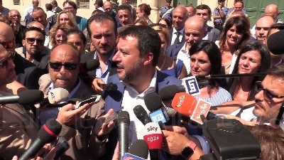 Scene from Salvini: "Attacchi Conte? Deluso, forse voleva sfogarsi"