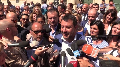 Scene from Salvini: "Attacchi Conte? Deluso, forse voleva sfogarsi"