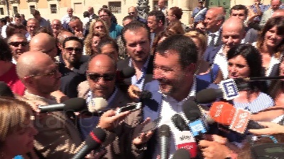 Scene from Salvini: "Attacchi Conte? Deluso, forse voleva sfogarsi"