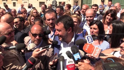 Scene from Salvini: "Attacchi Conte? Deluso, forse voleva sfogarsi"