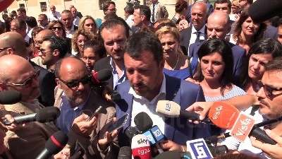 Scene from Salvini: "Attacchi Conte? Deluso, forse voleva sfogarsi"