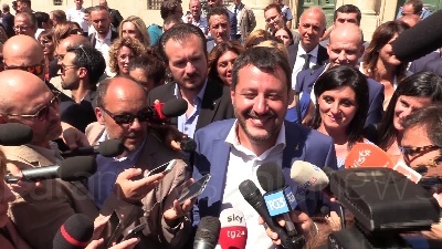 Scene from Salvini: "Attacchi Conte? Deluso, forse voleva sfogarsi"