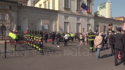 Scene from Strage via Palestro, Milano: "Gli innocenti uccisi dalla bomba mafiosa non saranno mai dimenticati"