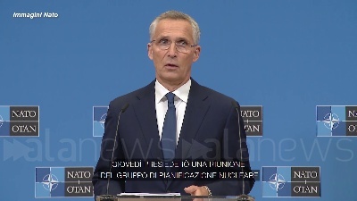 Scene from Stoltenberg: "La Nato farà un'esercitazione nucleare di routine