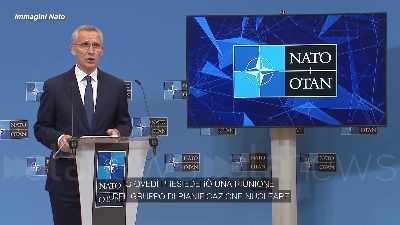 Scene from Stoltenberg: "La Nato farà un'esercitazione nucleare di routine