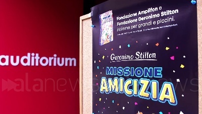 Scene from Missione Amicizia, nonni e nipoti insieme con Geronimo Stilton
