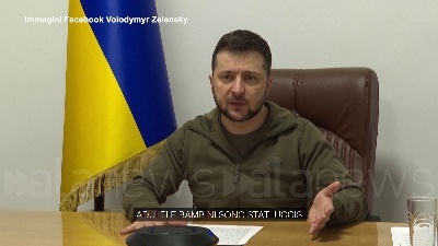 Scene from Ucraina, Zelensky: "La Nato può impedire altre morti, dandoci le armi di cui abbiamo bisogno"