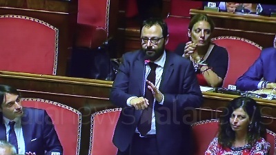 Scene from Governo, Patuanelli: "Lega ritiri mozione di sfiducia"