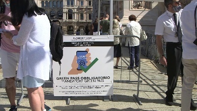 Scene from Milano, anche i luoghi della cultura "vogliono" il Green Pass.