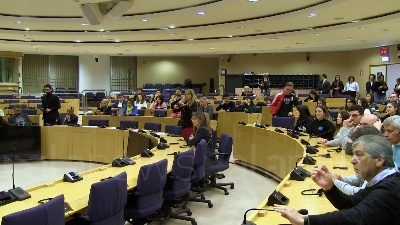 Scene from Marco Pannella, Presentazione del documentario di Simona Ventura al Parlamento europeo