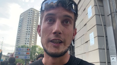 Scene from Milano, ciclisti manifestano: "Più sicurezza per chi sceglie la mobilità sostenibile"