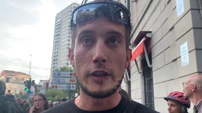 Scene from Milano, ciclisti manifestano: "Più sicurezza per chi sceglie la mobilità sostenibile"