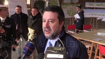 Scene from Milano-Cortina 2026, Salvini: "Si sono persi due anni, bisogna correre"