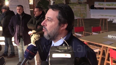 Scene from Milano-Cortina 2026, Salvini: "Si sono persi due anni, bisogna correre"
