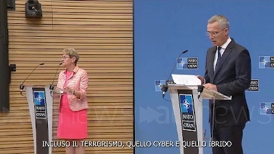 Scene from Nato, Stoltenberg: "Aumento delle forze di difesa"