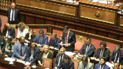 Scene from Governo, Conte: "Non rinnego nulla di quanto fatto"