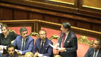 Scene from Governo, Conte: "Non rinnego nulla di quanto fatto"