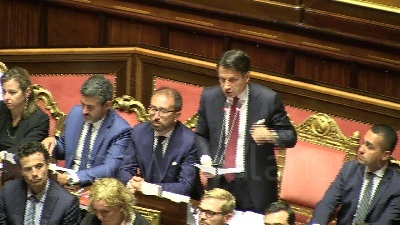 Scene from Governo, Conte: "Non rinnego nulla di quanto fatto"