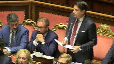 Scene from Governo, Conte: "Non rinnego nulla di quanto fatto"