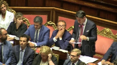 Scene from Governo, Conte: "Non rinnego nulla di quanto fatto"