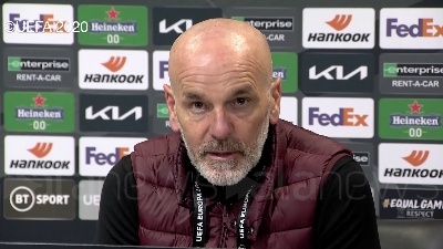 Scene from Europa League, Pioli: "Prova di maturità, qualificazione aperta"