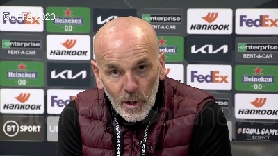 Scene from Europa League, Pioli: "Prova di maturità, qualificazione aperta"