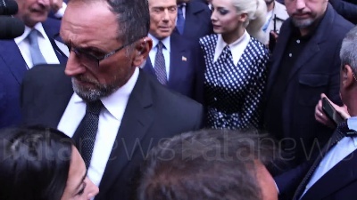 Scene from Elezioni, Berlusconi al voto a Milano insieme alla compagna Marta Fascina
