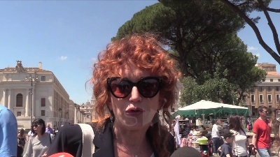 Scene from Staffetta per la pace, Mannoia: "Mai appoggiato Putin ma non vogliamo la terza guerra mondiale"