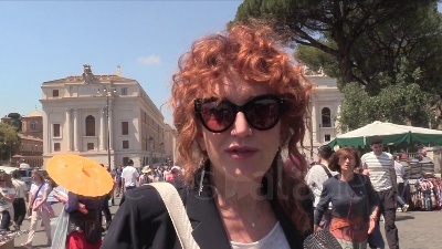Scene from Staffetta per la pace, Mannoia: "Mai appoggiato Putin ma non vogliamo la terza guerra mondiale"