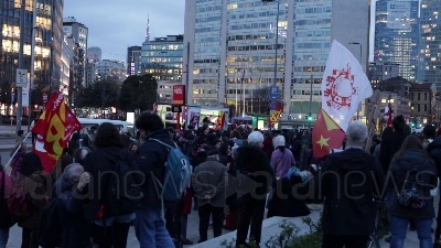 Scene from Milano, corteo 'Non una di meno' in occasione dell'8 marzo