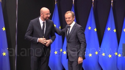 Scene from Tusk: "Europa posto migliore sulla Terra"