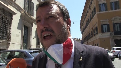 Scene from Salvini: "Divisioni centro destra? Mi preoccupano di più quelle della maggioranza"