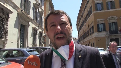 Scene from Salvini: "Divisioni centro destra? Mi preoccupano di più quelle della maggioranza"