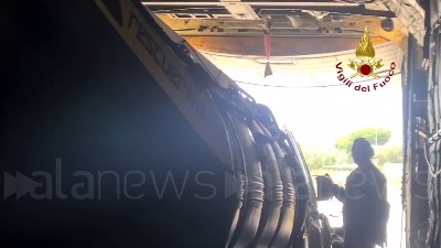 Scene from Inondazioni in Libia, partito il contingente dei vigili del fuoco italiani