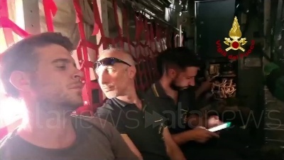 Scene from Inondazioni in Libia, partito il contingente dei vigili del fuoco italiani