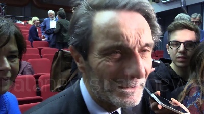 Scene from Stadio Milano, Fontana: "Bella l'idea del Milan, le squadre hanno bisogno di nuovi stadi"