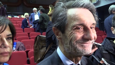 Scene from Stadio Milano, Fontana: "Bella l'idea del Milan, le squadre hanno bisogno di nuovi stadi"