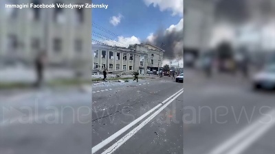 Scene from Ucraina, morti e feriti per l'attacco a Vinnytsia: tra le vittime anche un bambino