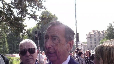Scene from Sala: "Le violenze dei no Tav sono un atto criminale"