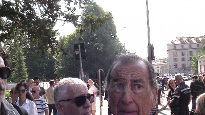 Scene from Sala: "Le violenze dei no Tav sono un atto criminale"