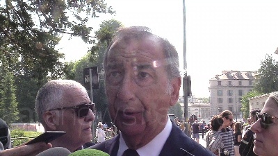 Scene from Sala: "Le violenze dei no Tav sono un atto criminale"
