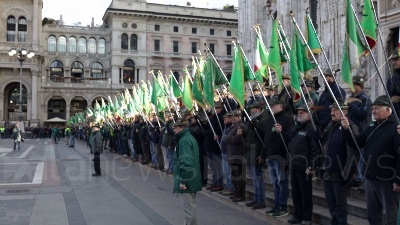 Scene from Alpini, Milano: alzabandiera alle celebrazioni in commemorazione dei soldati caduti
