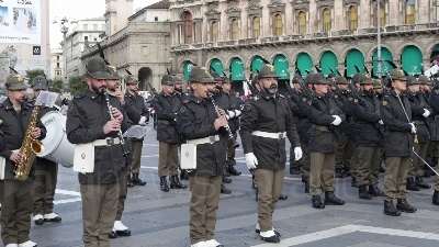 Scene from Alpini, Milano: alzabandiera alle celebrazioni in commemorazione dei soldati caduti