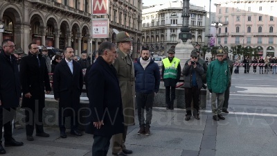 Scene from Alpini, Milano: alzabandiera alle celebrazioni in commemorazione dei soldati caduti