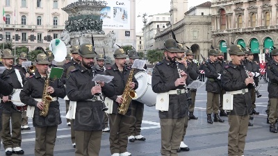 Scene from Alpini, Milano: alzabandiera alle celebrazioni in commemorazione dei soldati caduti