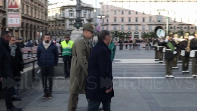 Scene from Alpini, Milano: alzabandiera alle celebrazioni in commemorazione dei soldati caduti