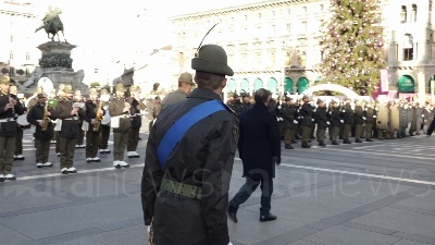 Scene from Alpini, Milano: alzabandiera alle celebrazioni in commemorazione dei soldati caduti