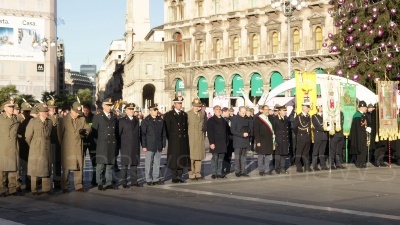 Scene from Alpini, Milano: alzabandiera alle celebrazioni in commemorazione dei soldati caduti